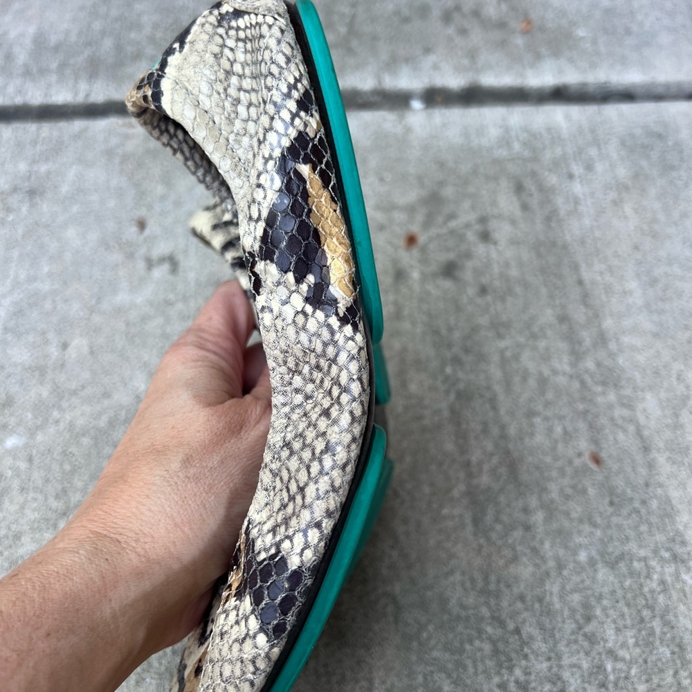Tieks Snakeskin Patterned Ballet Flats - Picture 5 of 7